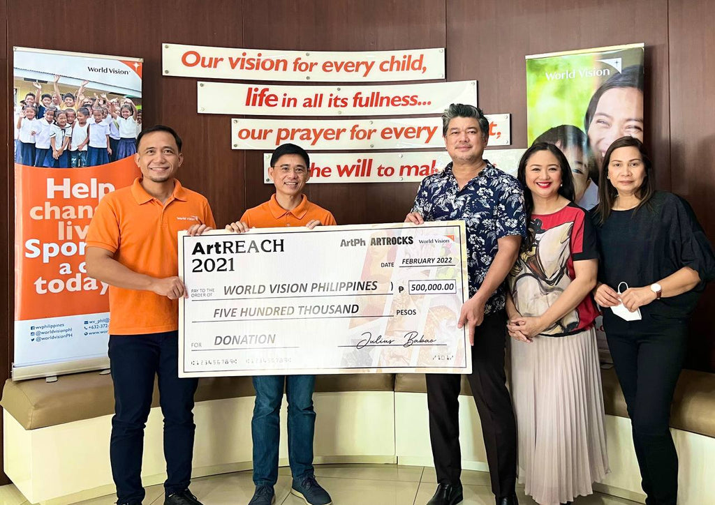 ArtPh Donation to World Vision for Typhoon Odette Victims